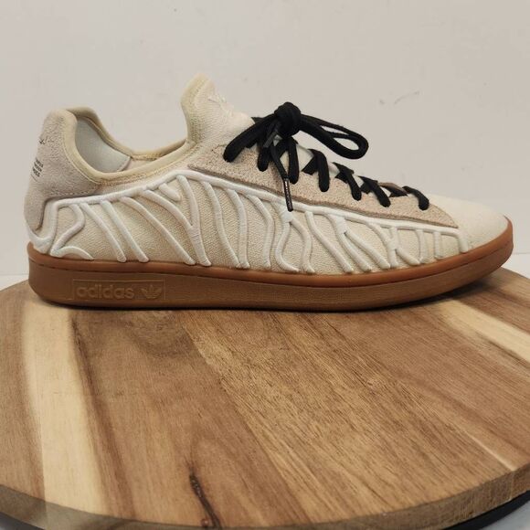 RARE Adidas x Y-3 Shishu Stan Sneakers Men’s  Size 11 Off-White Undyed - Picture 1 of 12